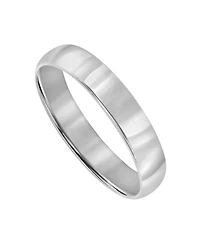 Macy's 4mm Low Dome Wedding Band Ring 10k White Gold (Also Yellow Gold)