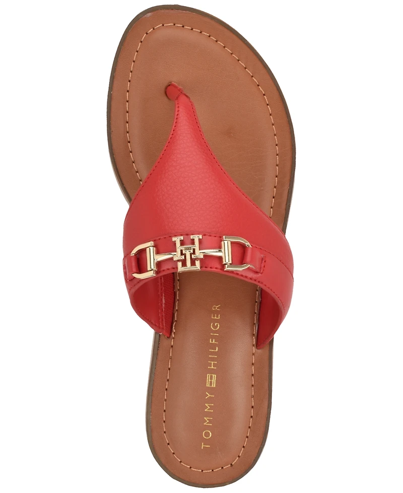 Tommy Hilfiger Women's Goldiea Ornamented Slip-On Flat Sandals