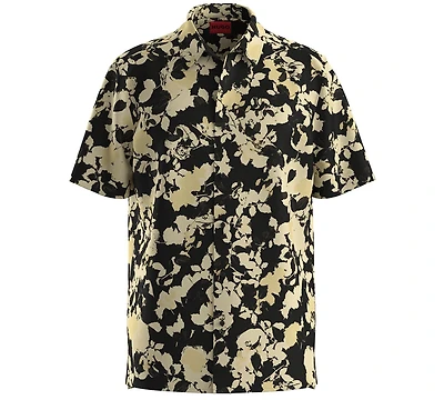 Hugo Boss Men's Ebor Floral Print Short-Sleeve Shirt