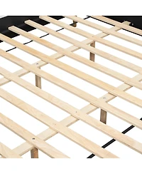 Streamdale Furniture California King Boucle Upholstered Bed Frame