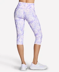 Skechers Women's Go Walk Printed High-Waist Capri