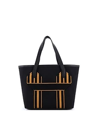 Pre-Owned HERMES Pursangle Tote Canvas with Leather
