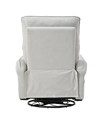 Clihome 270° Power Swivel Rocker Recliner Chair for Adults, Swivel Rocking Recliner Chair for Living Room, Bedroom,Rv