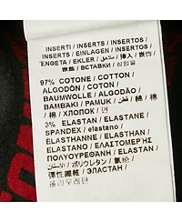 Pre-Owned Love Moschino Men's Black Printed Cotton Knit Sweatshirt