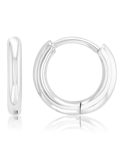 Roxy Waterproof Platinum 11mm Huggie Earrings