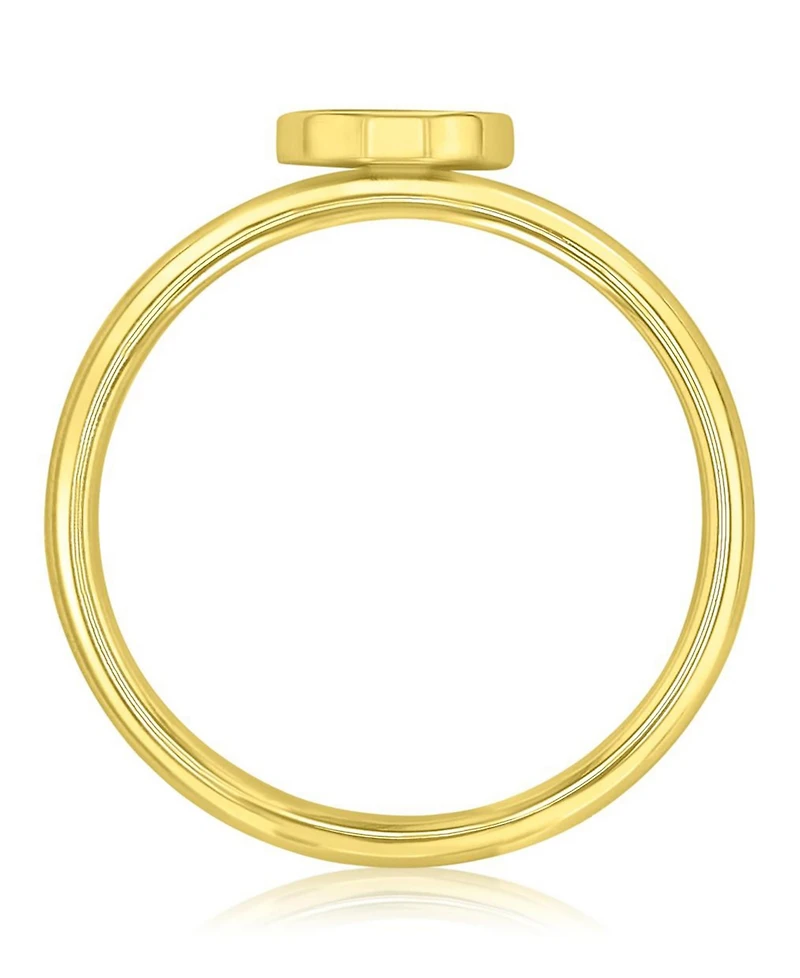 Roxy Waterproof Yellow Triangular Heart Ring