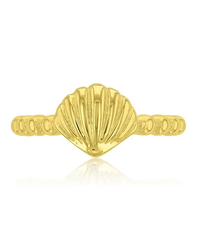 Roxy Waterproof Yellow Sea Shell Beads Ring