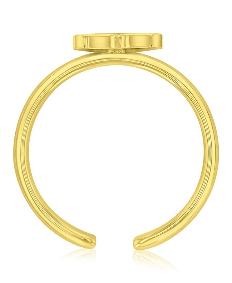 Roxy Waterproof Yellow Triangular Heart Toe Ring