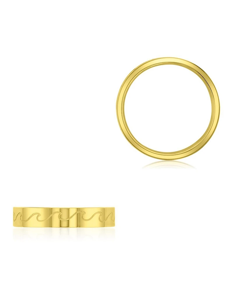 Roxy Waterproof Yellow Waves Ring