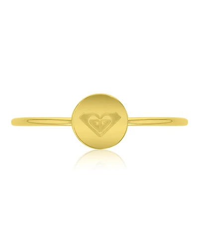 Roxy Waterproof Yellow Triangular Heart Ring
