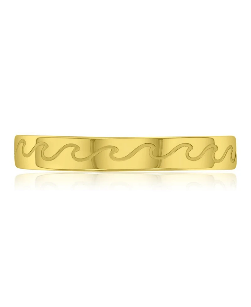 Roxy Waterproof Yellow Wave Toe Ring