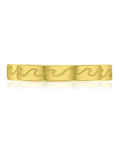 Roxy Waterproof Yellow Wave Toe Ring
