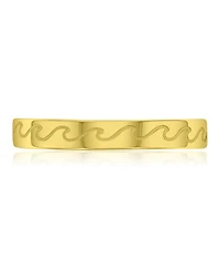 Roxy Waterproof Yellow Wave Toe Ring