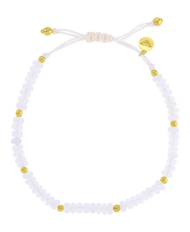 Roxy Waterproof Yellow White Onyx Adjustable Bracelet