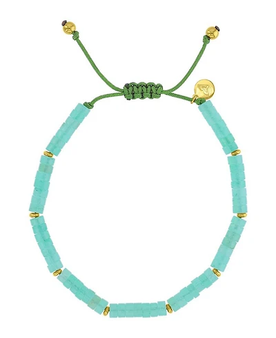 Roxy Waterproof Yellow Green Aventurine Adjustable Bracelet