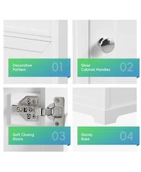 Cesicia 20 in. Bathroom Vanity Bathroom Cabinet with Sink, Soft Closing Door, Storage Rack and Adjustable Shelve