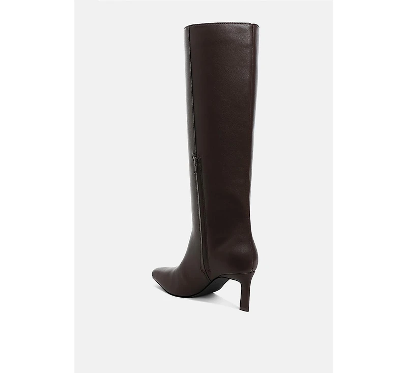 Syringa Kitten Heel Long Boots