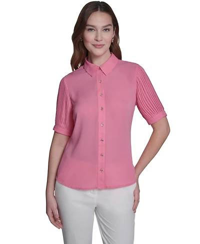 Tommy Hilfiger Women's Collared Top