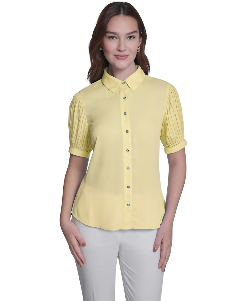 Tommy Hilfiger Women's Collared Top