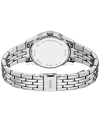 Fossil Women's Scarlette Three-Hand Day-Date Stainless Steel Watch, 34mm