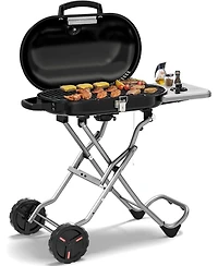 Cowsar Portable Propane Gas Grill, 15,000 Btu Foldable Outdoor Grill with 348 Sq. In. Grilling Area for Camping, Bbq, Parties, Backyard