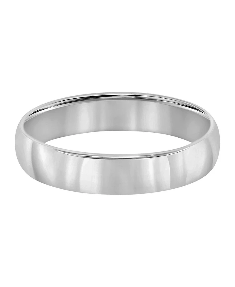 Macy's Low Dome Wedding Band Ring 10k Yellow Gold