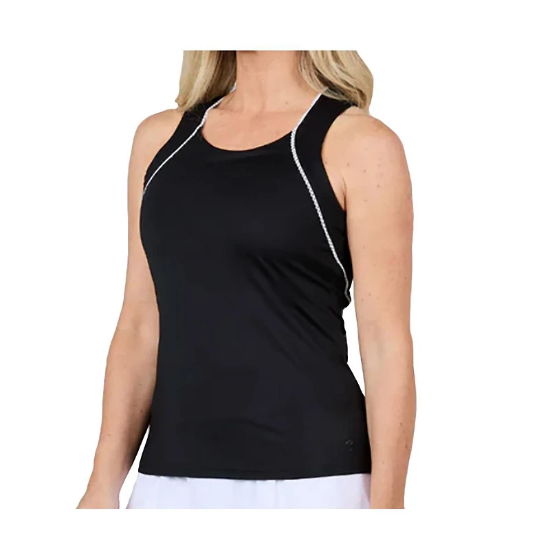 Sofibella Women's Mystic Sunrise 23 Inch Racerback Tennis Tank Tops