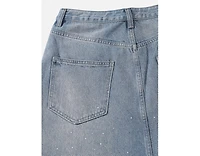 Aelfric Eden Women's Rhinestone Baggy Jeans