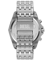 Diesel Men's Stinger Quartz Chronograph Silver Stainless Steel Watch, 46mm