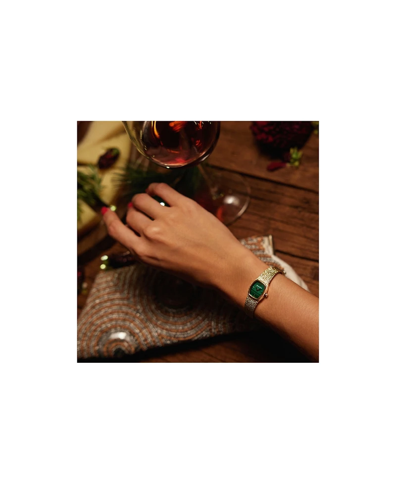 Bulova Women's Classic Goddess of Time Gold-Tone Stainless Steel Bracelet Watch 17mm