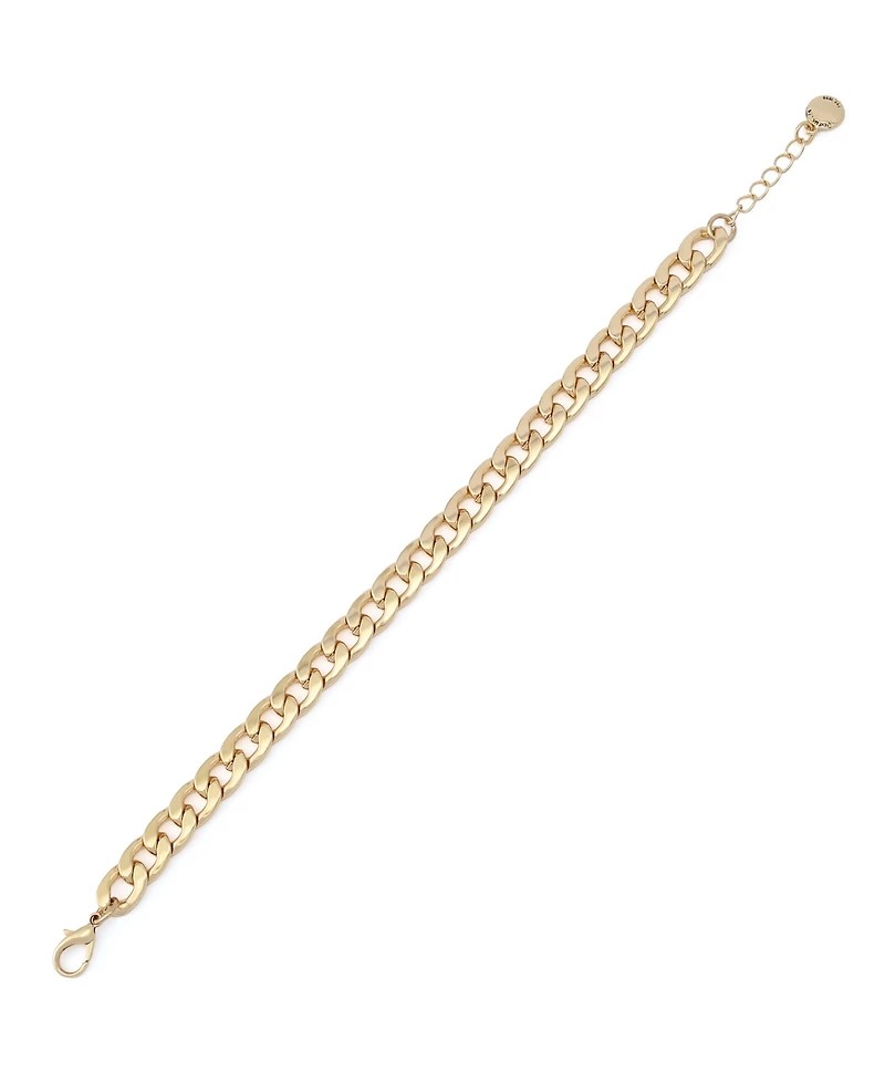 Steve Madden Faceted Curb Chain Anklet