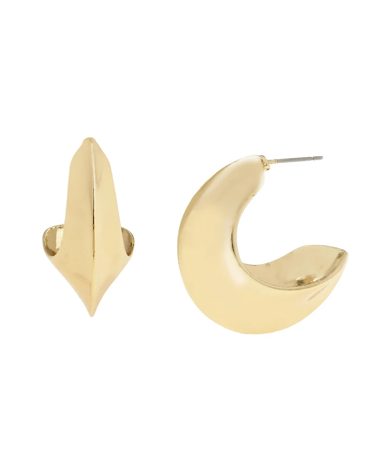 Steve Madden Vintage C Hoop Earrings