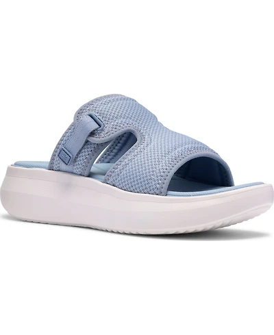 Clarks Women's Solevana Mist Slip-On Wedge Sandals