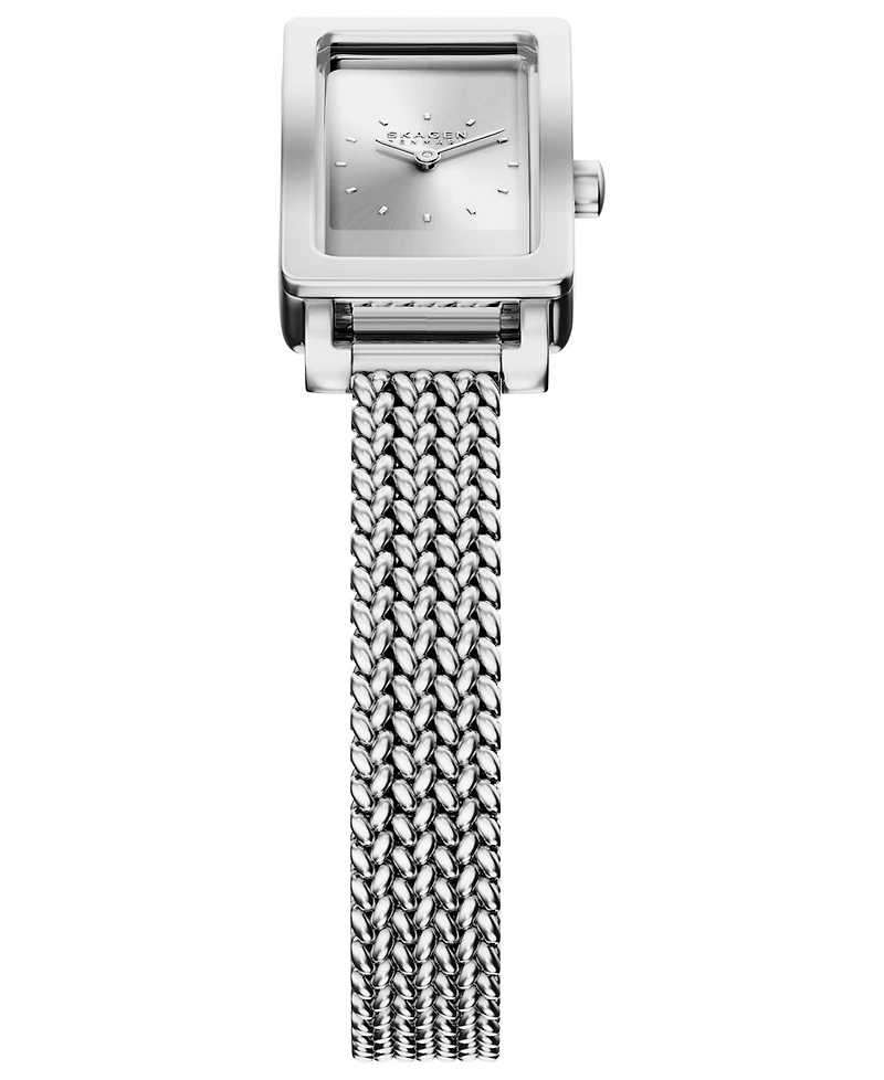 Skagen Women's Hagen Micro Quartz Two-Hand Silver Stainless Steel Watch, 31mm