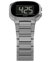 Skagen Men's Mellem Digital Lcd Gunmetal Stainless Steel Watch, 38mm