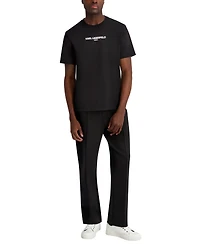 Karl Lagerfeld Paris Men's Open Leg Track Pants