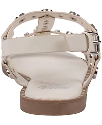 Gc Shoes Women's Trinity Studded Strappy Flat Sandals