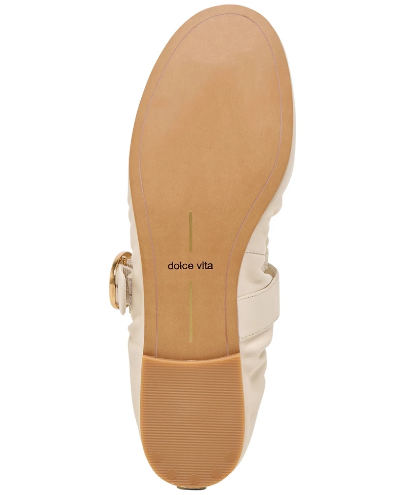 Dolce Vita Women's Caely Cinched Mary Jane Flats