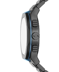Armani Exchange Men's Sync Quartz Chronograph Gunmetal Stainless Steel Watch, 44mm
