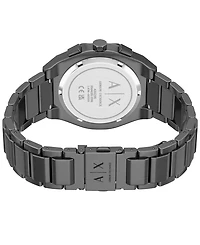 Armani Exchange Men's Sync Quartz Chronograph Gunmetal Stainless Steel Watch, 42mm