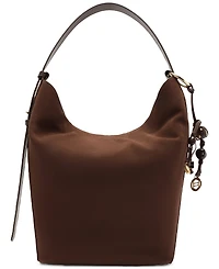 Arezzo Simone Small Suede Hobo Handbag