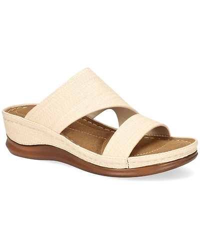 Easy Street Women's Larrain Wedge Slide Sandals