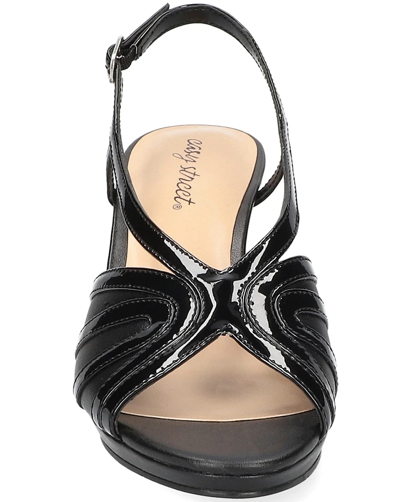 Easy Street Women's Starlight Strappy Heeled Sandals