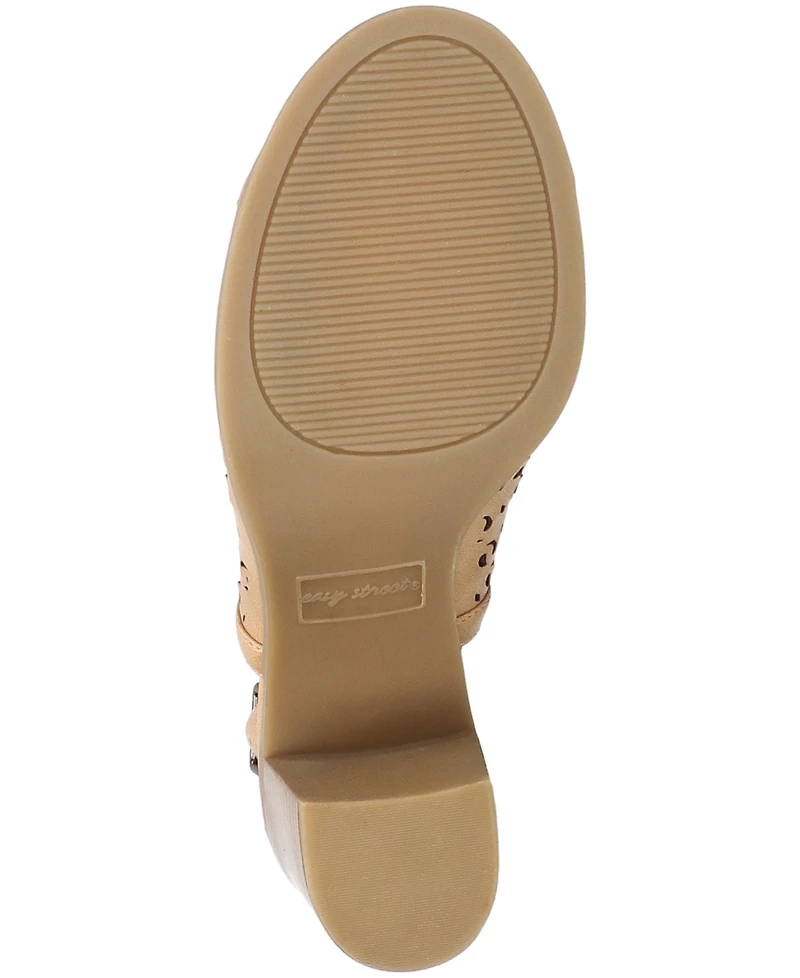 Easy Street Women's Chellie Block Heel Dress Sandals