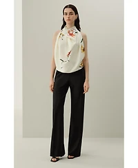 Lilysilk Women's Lily Print Silk Scarf