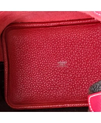 Pre-Owned HERMES Pm Picotin Lock Bag Bicolor Clemence