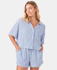 Roxy Juniors' Hazy Dazy Stoke Swimsuit Shorts