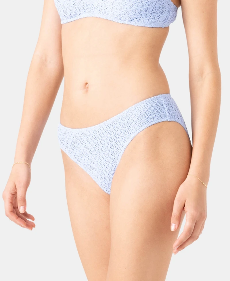 Roxy Women's Crochet Hipster Full Swim Bottoms