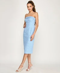 B Darlin Juniors' Strapless Midi Dress