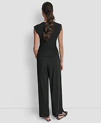 Dkny Women's Stud-Detail Sleeveless Top